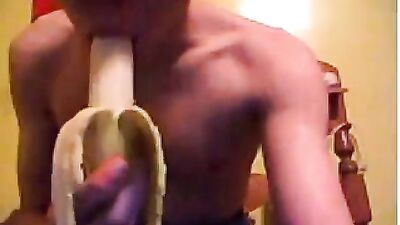 Young Web Cam Cock Sucker - Exploring His Ass Play!