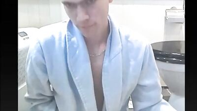 Alexxboy Shower fun: Web-Cam Skype Show Recording