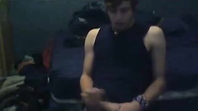 Gay Porn Web-Cam Quickie - Cum in 60 Seconds!