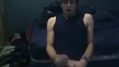 Gay Porn Web-Cam Quickie - Cum in 60 Seconds!