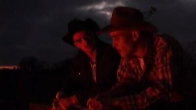 Gay campfire cowboys ignite passion in the great outdoors!