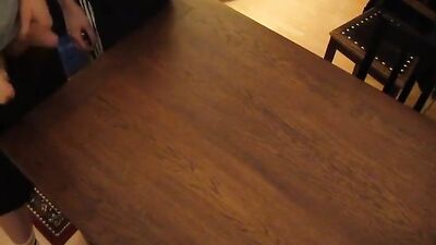 Table Cum Competition: The Ultimate Wank-Off!