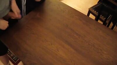 Table Cum Competition: The Ultimate Wank-Off!