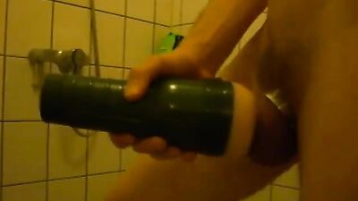 Gay Fleshlight Shower - Amateur Porn Video!