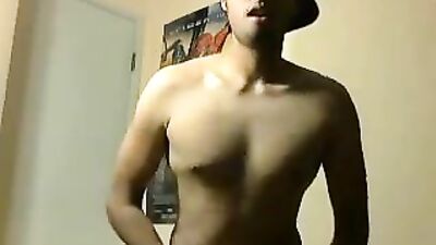 Hispanic Teen Solo: The Latino Boy Next Door Gets Handsome and Jumps on Cam