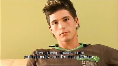 Ryan 18yo interview, jerk and cum