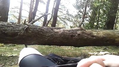 Woodsmans Delight: Justin Cums Again!