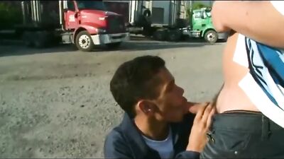 Gangbang Thug: Public Sex with Interracial Twink