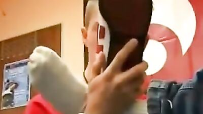 Gang Bang - Twink Foot Worship and Smelling