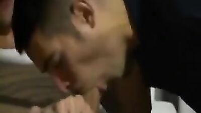 Gay Porn Cell Mate Stress Relief: Action in Prison