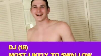 Rubbing His Sperm Again - A Solo Gay Porn Video