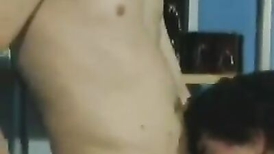 Blonde boy oral sex