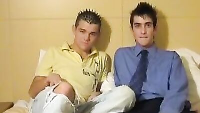 Spikey haired twink action - Unleash your inner beast with these horny young studs!