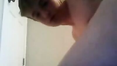 Exploring Down for anything: Amateur twink webcam messing around