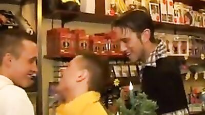 Young Bareback Lads Group Fuck - Double Team, Double Fuck!