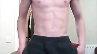 Hot Army Guy Pisses and Jerks - Action Video XXX - Pure Gay Porn Action