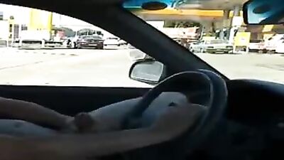 Gas Station Fuel - A hot and steamy video featuring amateur men looking for some quick action while filling up their tanks at the local gas station.