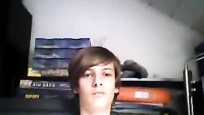 Slim Guy Masturbates - Web-Cam Version!