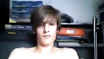 Slim Guy Masturbates - Web-Cam Version!