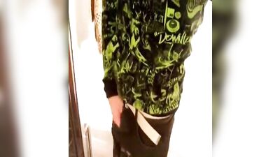 Bathroom Quickie - Gay Solo Porn Video