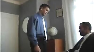 Daddys Office Romp: Father and Son Bonding Gone Wild!