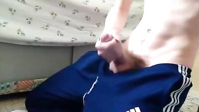 Adidas Pants Cum Shots - The Ultimate Wank!