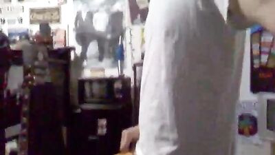 Gay Porn Strip and Cum in Bedroom - Web-Cam Action