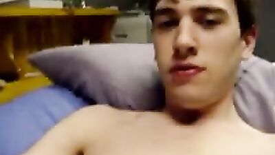 Twink Cums In Green Boxers - Hardcore Gay Porn Video