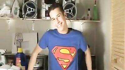 Teen Laundry Spin Cycle Action!