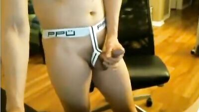 Young Stud Shoots His Load - Action Packed Gay Porn!