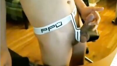 Young Stud Shoots His Load - Action Packed Gay Porn!