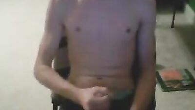 Young and Smooth Cock Worship: Web-Cam Cum Shot!