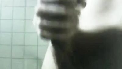 Masturbates in the Bathroom: Web-Cam Exposure - Gay Porn Video