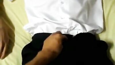 Schoolboys Secret Desire: A Friends Hand and a Hard Dick!