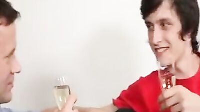 Sons Big Dicked Daddy Drills Skinny Twink: Father and Step Son Porn!