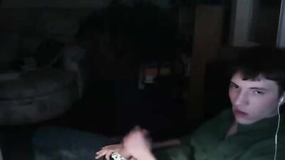 Cuming on green shirt - Amature Men Porn Video - Cum with us now!