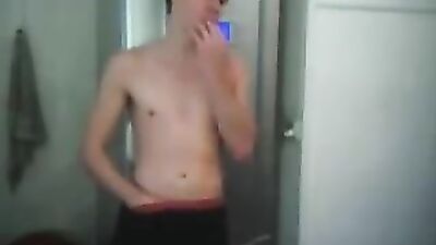 Jerking Twink Cumming Delight