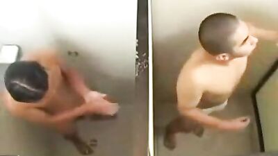 Exposed in the Showerroom: Why Stay Alone? - Gay Porn Video