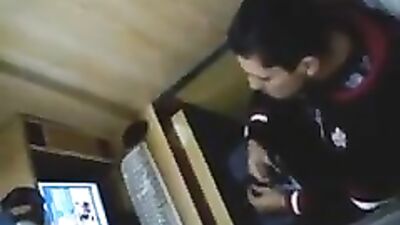 Caught wanking in cybercafe