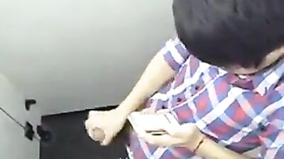 Asian Boys Private Moment Exposed in the Toilet!