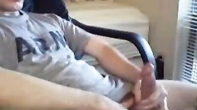 JR Shoots Again: Hot Solo Cumshot!