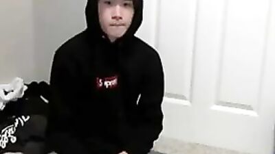 Asian Selfcam Teen Strips and Cums - Explosive Action!