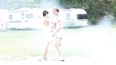 Car Washing Twinks: Hardcore Action!