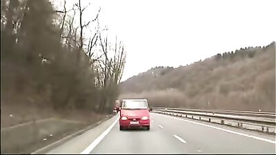 Gay Porn Hitch Hiker Pays for the Ride Group Sex!