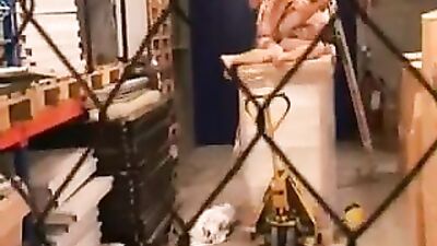 Warehouse Bareback Gang Bang - Watched in the warehouse