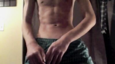 Experience Skinny Twinks Solo Journey in the Bedroom!