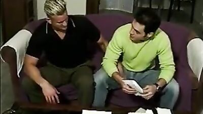 Taking a Break from Gay Porn Bill Paying - Action Packed!