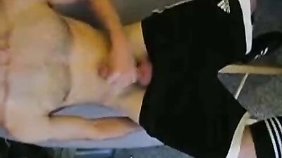 Cumming in his adidas Shorts: Fetish Porn Adventure