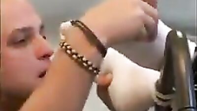 Worship tied sk8ers feet against his will