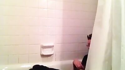 Horny Nerd Shower Fetish - Hardcore Solo Showers